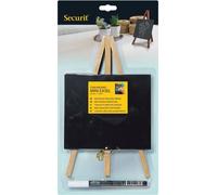 Tableau à craies de table Securit MINI avec chevalet, hêtre
