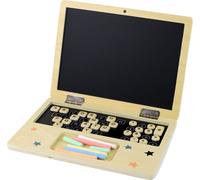 Tableau à craies en bois pour ordinateur portable
