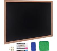 Tableau à craies magnétique VEVOR 1168,4 x 889 mm, tableau magnétique 913 x 1092 mm, accrochage vertical ou horizontal, y compris 4 marqueurs à craie & chiffon, support mural