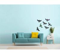 Tableau à craies mural 3D Securit "BIRD" noir