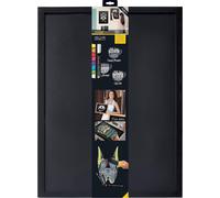 Tableau à craies Securit WOODY avec cadre en bois noir (l)600 x (H)800 mm