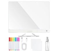 Tableau à Dessin LED | Panneau Message en Acrylique 7 Couleurs avec Support,Jouet de Dessin Art Néon - pour Filles Garçons Ados