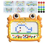 Tableau à dessin magnétique | Tableau de gribouillage avec stylo magnétique - Kit d'apprentissage à composition ouverte Jouets de développement du cerveau pour pour voyager, restaurant