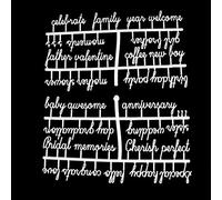 Tableau à lettres amovible pour message anglais en feutre, chiffres de maison, cadeau pour enfant, bureau, caractères, tableau de message modifiable avec lettres blanches pour bébé
