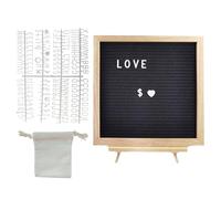 Tableau à lettres pour messages - Bois et panneau d'affichage pour lettres, tableau d'écriture pour école affaires Noël Halloween décoration