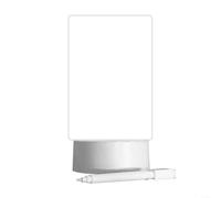 Tableau à message USB avec stylo, lampe créative en acrylique avec veilleuse LED chaude, décoration de bureau effaçable pour la maison, le bureau, 5 formes disponibles (vertical)
