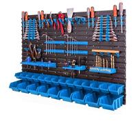 Tableau à outils mural - BOTLE - 115x78 cm - 23 plateaux modulables - Plastique - Usage intense