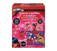 Educa Borrás – Tableau à pailleter et métalliser Miraculous Ladybug
