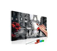 Tableau à peindre par soi-même - Amoureux à Paris - 60x40 Artgeist (11625)