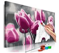 Tableau à peindre par soi-même - Champ de tulipes - 60x40 Artgeist (11857)