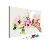 Tableau à peindre par soi-même - Fleurs colorées - 60x40 Artgeist (11532)