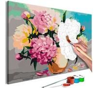 Tableau à peindre par soi-même - Flowers in Vase - 60x40 Artgeist (11604)