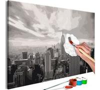 Tableau à peindre par soi-même - Grey New York - 60x40 Artgeist (11645) G