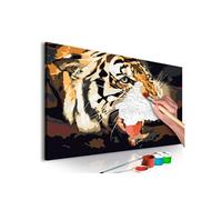 Peinture enfant Artgeist Tableau à peindre par soi-même - Tigre rugissant - 60x40 (11853)