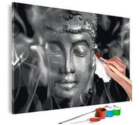 Peinture enfant Artgeist Tableau à peindre par soi-même - Buddha in Black and White - 60x40 (11495)