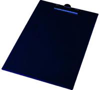 Tableau à pince A4 Noir Dossier Sous-mains Plaque à écrire Pince
