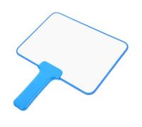 Tableau à Réponse Portable Bleu avec Poignée, Double Face Plastique | Magnétique, Effaçage Rapide, Format 15x21cm, pour Salles de t Aides Pédagogiques