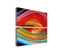 Tableau Abîme coloré-Taille L 80 x H 80 cm