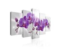 Tableau Abstract Garden: Purple Orchis-Taille L 100 x H 50 cm