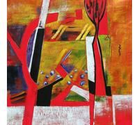 Tableau abstrait Paon