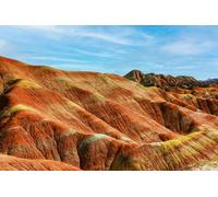 Tableau acrylique 140 x 90 cm : Rainbow Hills Scenic Zone du géoparc national de Zhangye à Zhangye Town, Gansu, Chine (242687012)