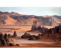 Tableau acrylique 60 x 40 cm : Sahara désert Tadrart Rouge dans le sud de l'Algérie (244106902)