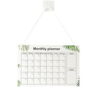 Tableau Acrylique Transparent Effaçable À Suspendre 30x20cm Planificateur Hebdomadaire Mensuel Familial Calendrier Mural Pour Tâches Repas Menus Liste De Courses Bureau