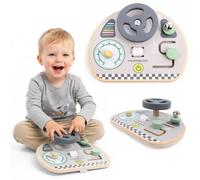 Tableau activite bois mamabrum volant voiture montessori 20x16 cm voyage 3 ans