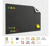 Tableau Aimanté Mural,60 × 100 Cm, Adapté Aux Écoles, à La Maison, Au Bureau Et à d'Autres Surfaces Lisses, Livré Avec Un Ensemble De Cadeaux Complet, Autocollants De Tableau Magnetique Diy