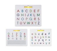 Tableau alphabet magnétique - Jouet d'apprentissage double face, tablette de traçage 2 en 1, tableau de perles magnétiques | Lettres éducatives pratique tige écriture jouet d'apprentissage interactif