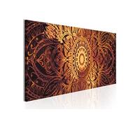Tableau Amber Mandala-Taille L 135 x H 45 cm Imprimé
