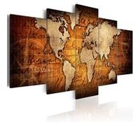 Tableau Amber Map-Taille L 200 x H 100 cm Imprimé G