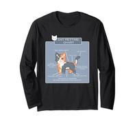Tableau Amusant pour Chat - Guide de comportement Amusant pour Chat Manche Longue
