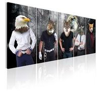 Tableau Animal Faces-Taille L 200 x H 80 cm Imprimé G