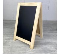 Tableau ardoise - ARTIF - Chevalet recto-verso - 32,2 x 20 cm - Menu mariage - Vintage champêtre