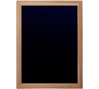 Securit Woody Tableau noir mural en teck 30 x 40 cm