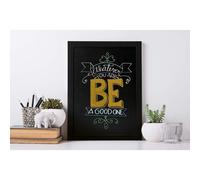 Tableau Ardoise Noire Woody 30X40 Cm + 1 Feutre-Craie Waterproof Offert - Securi