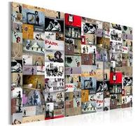 Tableau Art of Collage: Banksy III-Taille L 120 x H 80 cm Imprimé G