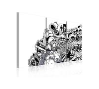 Tableau Artistic mess triptych-Taille L 120 x H 80 cm Imprimé G