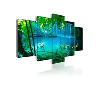 Tableau Asile turquoise-Taille L 200 x H 100 cm