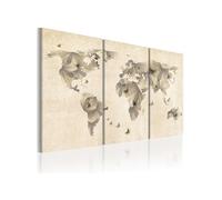 Tableau Artgeist Tableau - Atlas des papillons - triptyque - 90x60 (814)