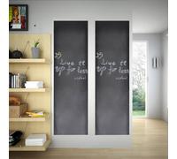 Tableau Autocollant avec Craies Toile Murale 0,45x2 m Salon Chambre vidaXL