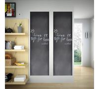 Tableau Autocollant avec Craies Toile Murale 0,45x2 m Salon Chambre vidaXL