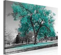 Tableau - Autumn in the Park (1 Part) Wide Turquoise - 120x80 (867)