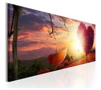 Tableau Autumnal Heart-Taille L 135 x H 45 cm Imprimé