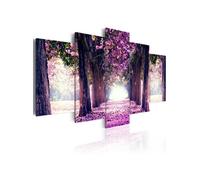 Tableau Avenue violette-Taille L 100 x H 50 cm