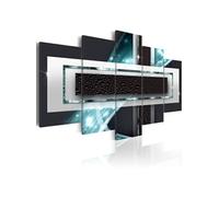 Tableau Azure Rain-Taille L 200 x H 100 cm Imprimé G