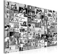 Tableau Banksy: Graffiti Collage III-Taille L 90 x H 60 cm Imprimé