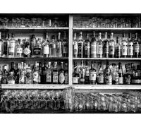 Tableau Bar Noir Blanc 70x50 DD123048 Tableau sur cadre mural toile