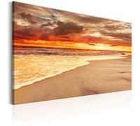 Tableau Beach: Beatiful Sunset II-Taille L 120 x H 80 cm Imprimé G